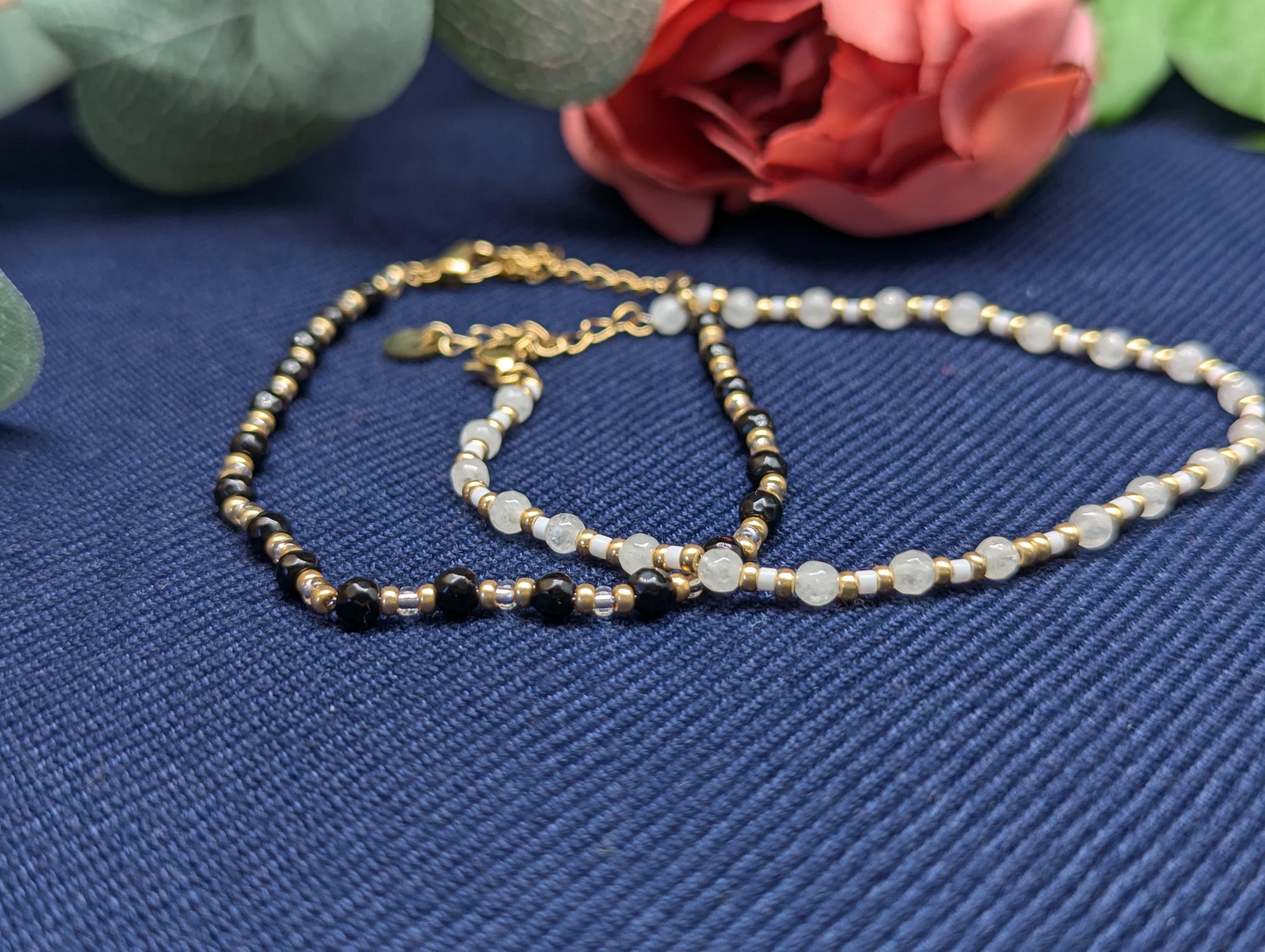 Armband für den Alltag, Boho-Schmuck, Geschenk für Sie, Perlenarmband, Stapelbares Armband zum Layering, Freundschaftsarmband, Geschenk für Sie