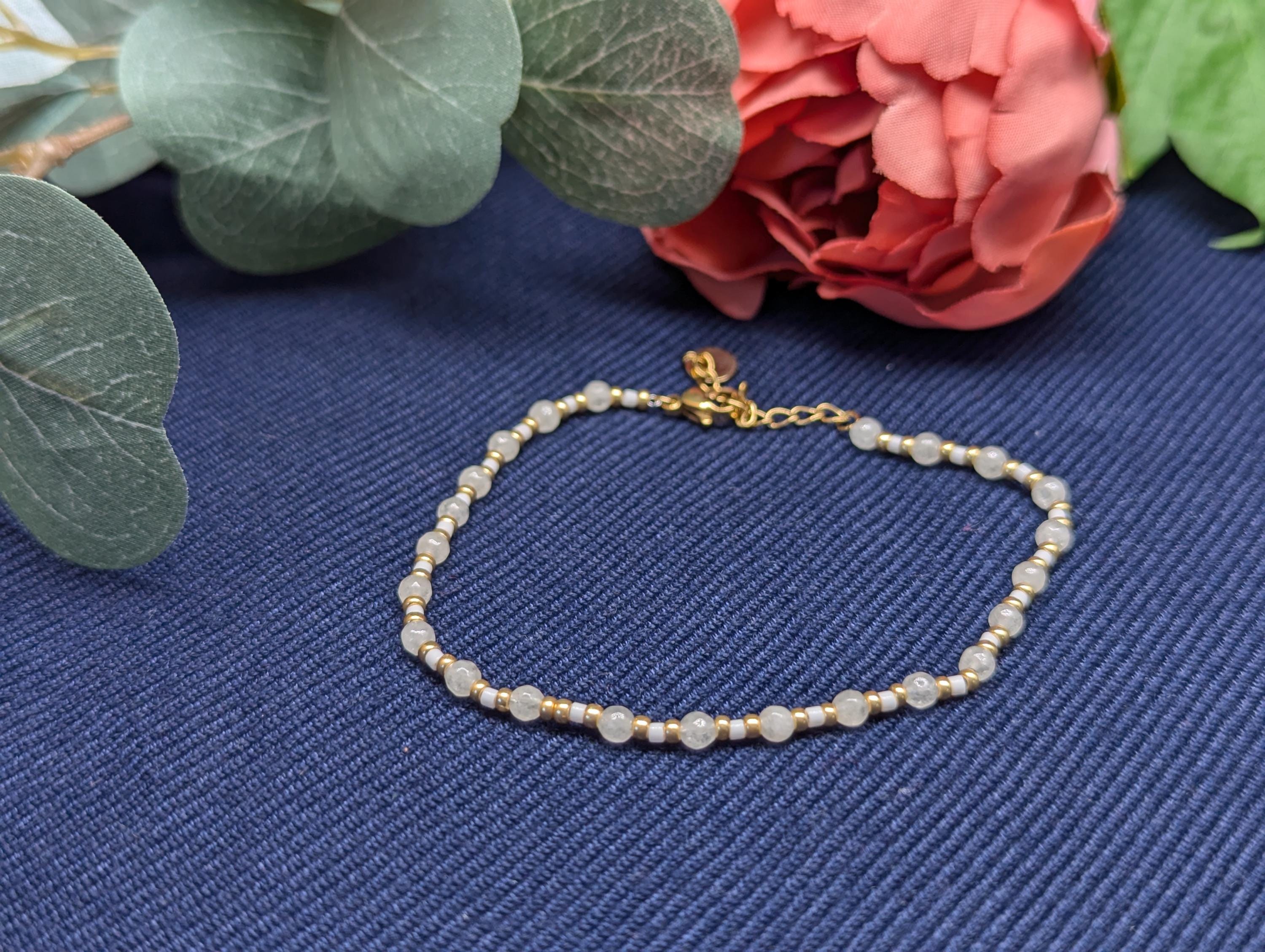 Armband für den Alltag, Boho-Schmuck, Geschenk für Sie, Perlenarmband, Stapelbares Armband zum Layering, Freundschaftsarmband, Geschenk für Sie