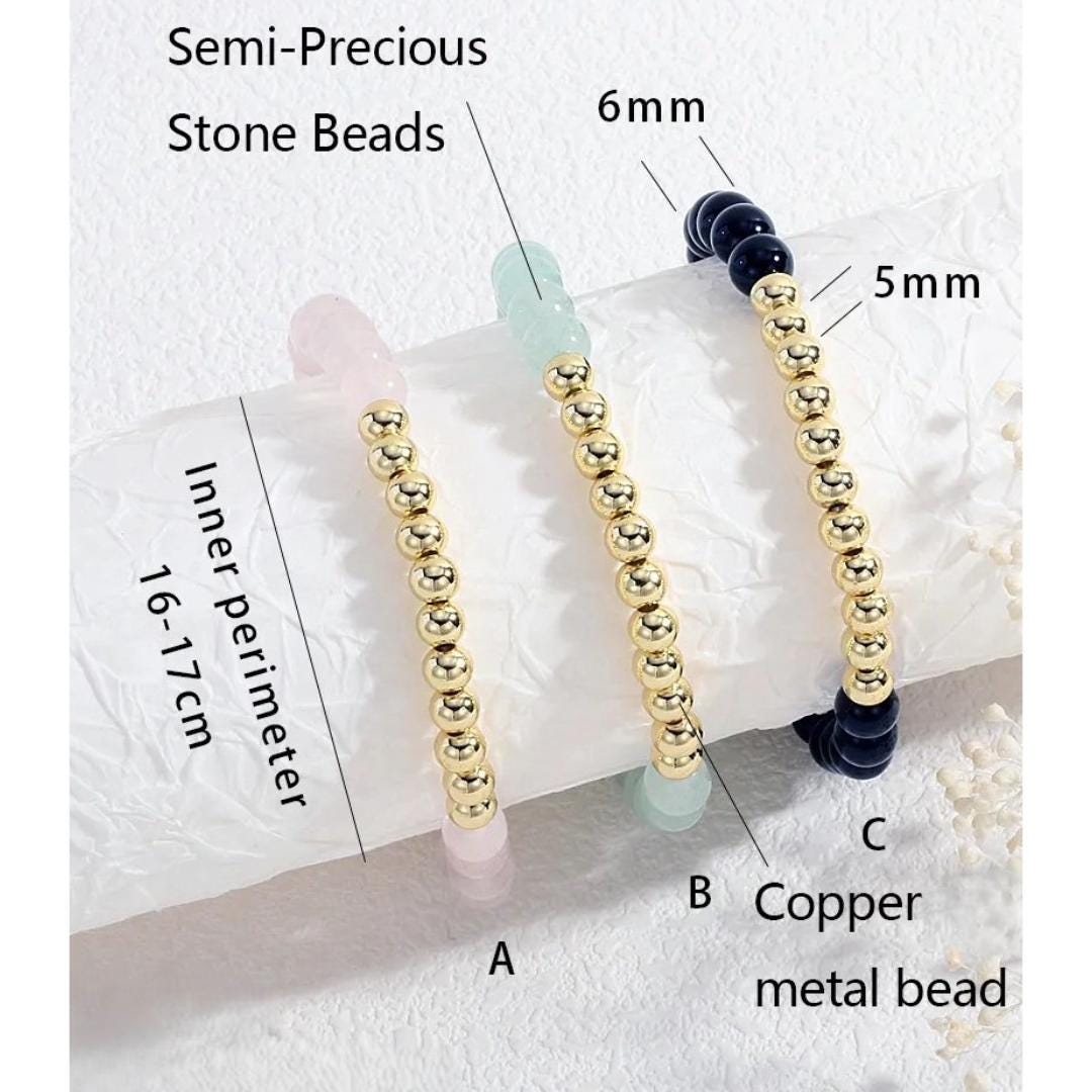 Armband für alltägliche Schmuckidee als Geburtstagsgeschenk für sie. Armband im eleganten Stil für jeden Tag. Armband zum Stapeln von Schmuck als Geschenk für sie.