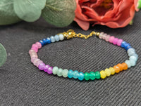 Pulsera de estilo boho, multicolor.