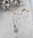 Minimalistischer Schmuck für jeden Tag Halskette mit Rosenanhänger Halskette für jeden Tag Blumenschmuck Idee für Goldkette Geschenk für Sie