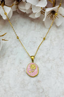 Minimalistischer Schmuck für jeden Tag Halskette mit Rosenanhänger Halskette für jeden Tag Blumenschmuck Idee für Goldkette Geschenk für Sie